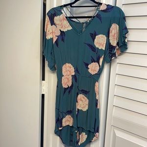 Billabong Floral Short Romper